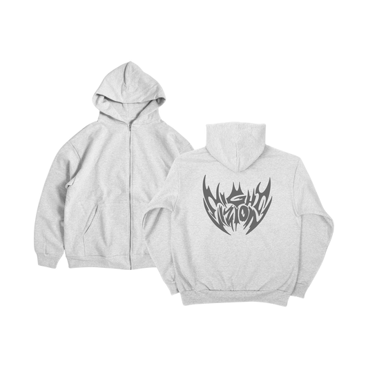 GRAY BAT ZIP-UP